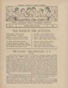 Gazetka dla Dzieci: pismo poświęcone r&oacute;wnież dorastającej młodzieży: bezpłatny dodatek do "Gazety Polskiej" 1926.03.18 Nr11