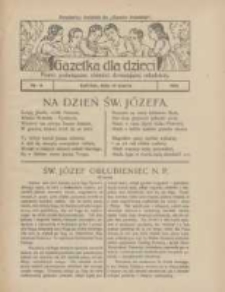Gazetka dla Dzieci: pismo poświęcone również dorastającej młodzieży: bezpłatny dodatek do "Gazety Polskiej" 1926.03.18 Nr11