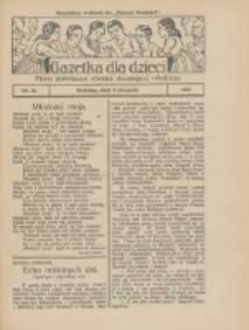 Gazetka dla Dzieci: pismo poświęcone r&oacute;wnież dorastającej młodzieży: bezpłatny dodatek do "Gazety Polskiej" 1926.08.05 Nr31