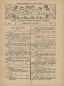 Gazetka dla Dzieci: pismo poświęcone również dorastającej młodzieży: bezpłatny dodatek do "Gazety Polskiej" 1927.01.05 Nr1