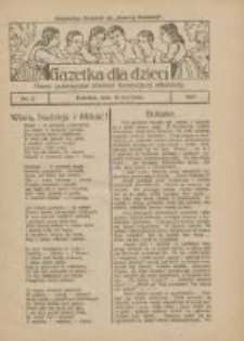 Gazetka dla Dzieci: pismo poświęcone r&oacute;wnież dorastającej młodzieży: bezpłatny dodatek do "Gazety Polskiej" 1927.01.13 Nr2