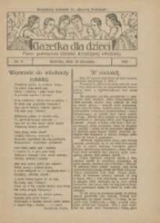 Gazetka dla Dzieci: pismo poświęcone r&oacute;wnież dorastającej młodzieży: bezpłatny dodatek do "Gazety Polskiej" 1927.01.20 Nr3