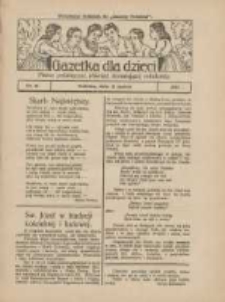 Gazetka dla Dzieci: pismo poświęcone r&oacute;wnież dorastającej młodzieży: bezpłatny dodatek do "Gazety Polskiej" 1927.03.17 Nr11