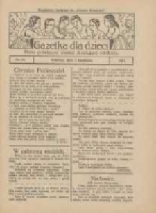 Gazetka dla Dzieci: pismo poświęcone również dorastającej młodzieży: bezpłatny dodatek do "Gazety Polskiej" 1927.04.07 Nr14