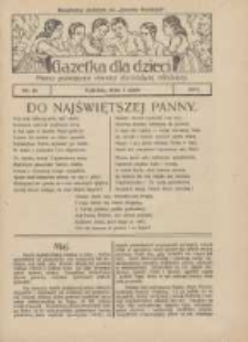 Gazetka dla Dzieci: pismo poświęcone r&oacute;wnież dorastającej młodzieży: bezpłatny dodatek do "Gazety Polskiej" 1927.05.05 Nr18