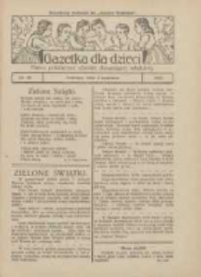 Gazetka dla Dzieci: pismo poświęcone r&oacute;wnież dorastającej młodzieży: bezpłatny dodatek do "Gazety Polskiej" 1927.06.02 Nr22