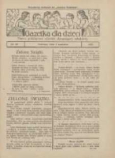 Gazetka dla Dzieci: pismo poświęcone również dorastającej młodzieży: bezpłatny dodatek do "Gazety Polskiej" 1927.06.02 Nr22