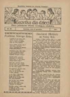 Gazetka dla Dzieci: pismo poświęcone r&oacute;wnież dorastającej młodzieży: bezpłatny dodatek do "Gazety Polskiej" 1927.12.29 Nr52