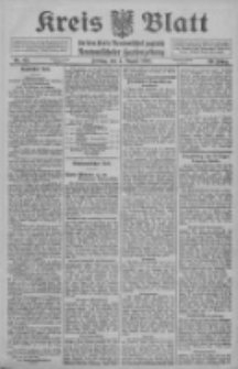 Kreis Blatt für den Kreis Neutomischeler zugleich Hopfenzeitung 1911.08.04 Jg.30 Nr62