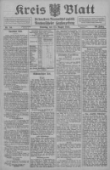 Kreis Blatt für den Kreis Neutomischeler zugleich Hopfenzeitung 1911.08.15 Jg.30 Nr65