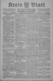 Kreis Blatt f&uuml;r den Kreis Neutomischeler zugleich Hopfenzeitung 1912.01.09 Jg.31 Nr3