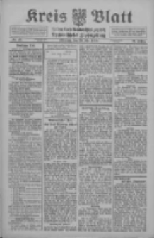 Kreis Blatt f&uuml;r den Kreis Neutomischeler zugleich Hopfenzeitung 1912.05.29 Jg.31 Nr43