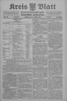 Kreis Blatt f&uuml;r den Kreis Neutomischeler zugleich Hopfenzeitung 1912.08.09 Jg.31 Nr64