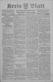 Kreis Blatt f&uuml;r den Kreis Neutomischeler zugleich Hopfenzeitung 1912.09. Jg.31 Nr75
