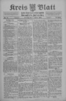 Kreis Blatt f&uuml;r den Kreis Neutomischeler zugleich Hopfenzeitung 1912.10.08 Jg.31 Nr81