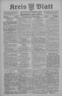 Kreis Blatt f&uuml;r den Kreis Neutomischeler zugleich Hopfenzeitung 1912.10.22 Jg.31 Nr85