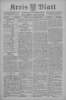 Kreis Blatt f&uuml;r den Kreis Neutomischeler zugleich Hopfenzeitung 1912.11.08 Jg.31 Nr90