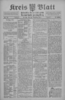 Kreis Blatt f&uuml;r den Kreis Neutomischeler zugleich Hopfenzeitung 1912.11.15 Jg.31 Nr92
