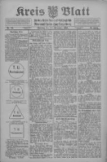 Kreis Blatt f&uuml;r den Kreis Neutomischeler zugleich Hopfenzeitung 1912.11.19 Jg.31 Nr93