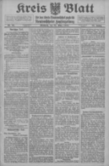Kreis Blatt für den Kreis Neutomischeler zugleich Hopfenzeitung 1914.03.25 Jg.38 Nr36