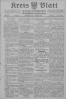 Kreis Blatt für den Kreis Neutomischeler zugleich Hopfenzeitung 1914.08.05 Jg.38 Nr91