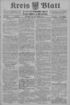 Kreis Blatt für den Kreis Neutomischeler zugleich Hopfenzeitung 1914.08.19 Jg.38 Nr97