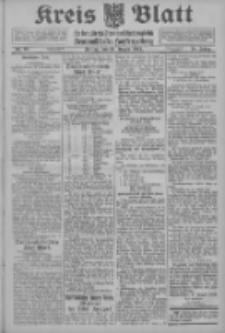 Kreis Blatt für den Kreis Neutomischeler zugleich Hopfenzeitung 1914.08.21 Jg.38 Nr98