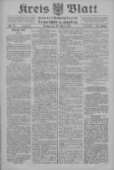 Kreis Blatt für den Kreis Neutomischeler zugleich Hopfenzeitung 1915.03.15 Jg.40 Nr32