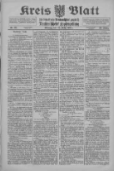 Kreis Blatt f&uuml;r den Kreis Neutomischeler zugleich Hopfenzeitung 1915.03.22 Jg.40 Nr35