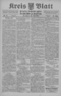 Kreis Blatt für den Kreis Neutomischeler zugleich Hopfenzeitung 1915.04.14 Jg.40 Nr44