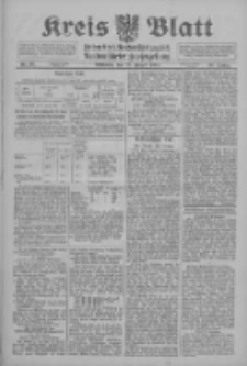 Kreis Blatt für den Kreis Neutomischeler zugleich Hopfenzeitung 1915.08.18 Jg.40 Nr97