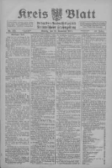 Kreis Blatt f&uuml;r den Kreis Neutomischeler zugleich Hopfenzeitung 1915.11.15 Jg.40 Nr135