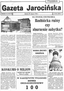 Gazeta Jarocińska 1992.08.21 Nr35(99)