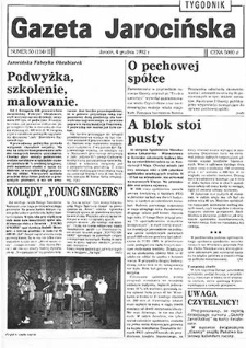Gazeta Jarocińska 1992.12.04 Nr50(114)