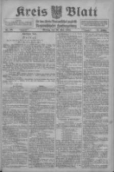 Kreis Blatt f&uuml;r den Kreis Neutomischeler zugleich Hopfenzeitung 1916.05.29 Jg.41 Nr63