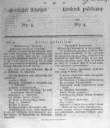 Oeffentlicher Anzeiger zum Amtsblatt No.3 der K&ouml;nigl. Preuss. Regierung zu Bromberg. 1839