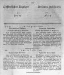 Oeffentlicher Anzeiger zum Amtsblatt No.7 der K&ouml;nigl. Preuss. Regierung zu Bromberg. 1839