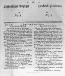 Oeffentlicher Anzeiger zum Amtsblatt No.8 der Königl. Preuss. Regierung zu Bromberg. 1839