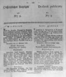 Oeffentlicher Anzeiger zum Amtsblatt No.9 der K&ouml;nigl. Preuss. Regierung zu Bromberg. 1839