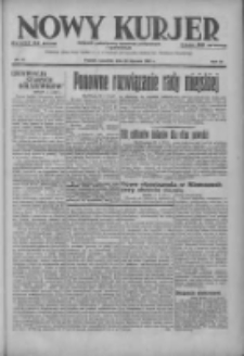Nowy Kurjer: dziennik poświęcony sprawom politycznym i społecznym 1937.01.28 R.48 Nr22