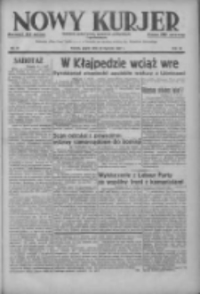 Nowy Kurjer: dziennik poświęcony sprawom politycznym i społecznym 1937.01.29 R.48 Nr23