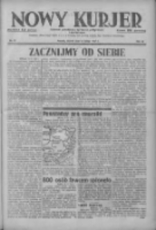 Nowy Kurjer: dziennik poświęcony sprawom politycznym i społecznym 1937.02.16 R.48 Nr37