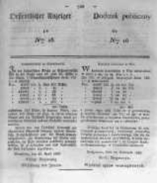 Oeffentlicher Anzeiger zum Amtsblatt No.16 der K&ouml;nigl. Preuss. Regierung zu Bromberg. 1839