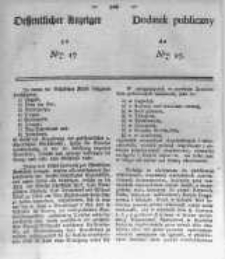 Oeffentlicher Anzeiger zum Amtsblatt No.17 der Königl. Preuss. Regierung zu Bromberg. 1839