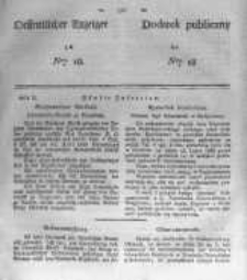 Oeffentlicher Anzeiger zum Amtsblatt No.18 der K&ouml;nigl. Preuss. Regierung zu Bromberg. 1839