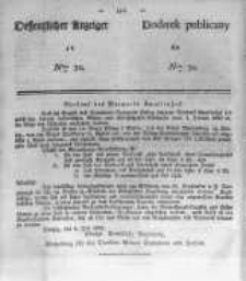 Oeffentlicher Anzeiger zum Amtsblatt No.30 der K&ouml;nigl. Preuss. Regierung zu Bromberg. 1839