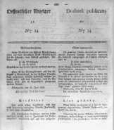 Oeffentlicher Anzeiger zum Amtsblatt No.34 der K&ouml;nigl. Preuss. Regierung zu Bromberg. 1839