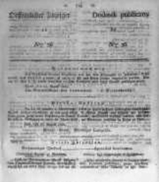 Oeffentlicher Anzeiger zum Amtsblatt No.36 der K&ouml;nigl. Preuss. Regierung zu Bromberg. 1839