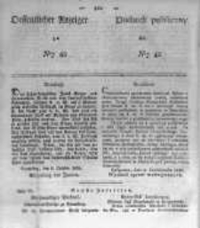 Oeffentlicher Anzeiger zum Amtsblatt No.42 der Königl. Preuss. Regierung zu Bromberg. 1839