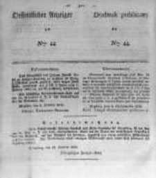 Oeffentlicher Anzeiger zum Amtsblatt No.44 der K&ouml;nigl. Preuss. Regierung zu Bromberg. 1839